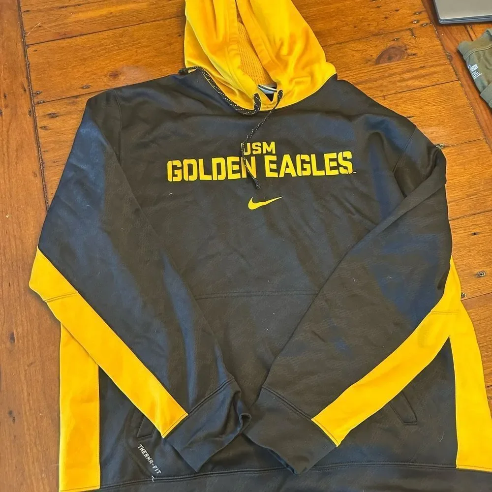 Nike Therma-Fit USM Yellow and Dark Hoodie